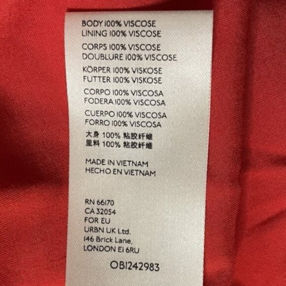 NWT Free People Date Night Mini Dress Strawberry Combo Red Floral Polka Dot Med - Picture 15 of 16